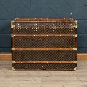 Louis Vuitton Trunk Antique Damier 1800s 1900s